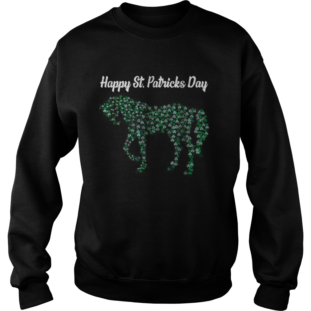Great Horse Shamrock Horse Riding Lover St Patricks Day Sweatshirt