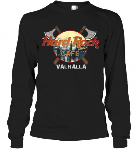 Hard Rock Cafe Valhalla T-Shirt Long Sleeved T-shirt 