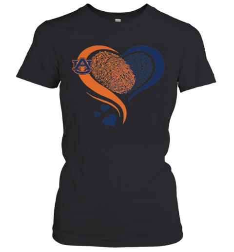 Heart DNA Auburn Tigers Football T-Shirt Classic Women's T-shirt