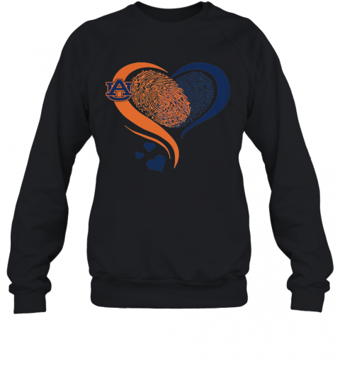 Heart DNA Auburn Tigers Football T-Shirt Unisex Sweatshirt
