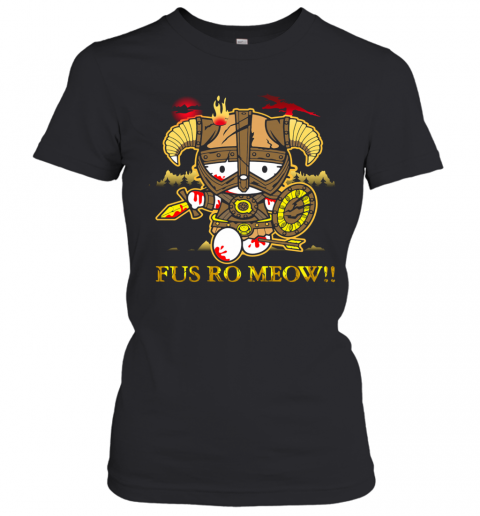 Hello Kitty Fus Ro Meow T-Shirt Classic Women's T-shirt