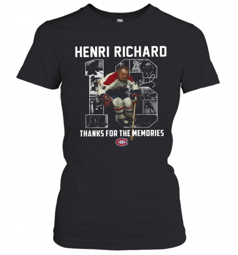 Henri Richard 16 Thanks For Time The Memories T-Shirt Classic Women's T-shirt