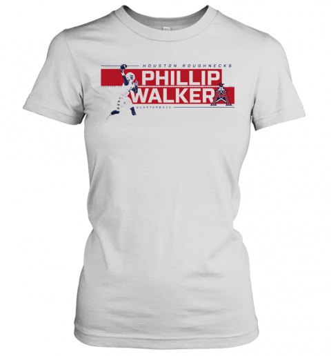 Houston Roughnecks Phillip Walker Quarterback T-Shirt Classic Women's T-shirt