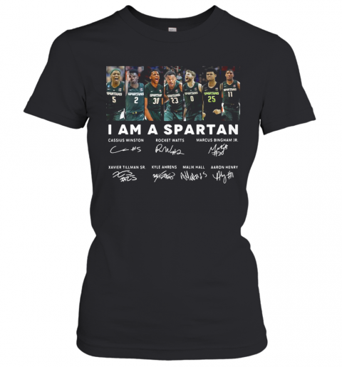 I Am A Spartan Signatures T-Shirt Classic Women's T-shirt