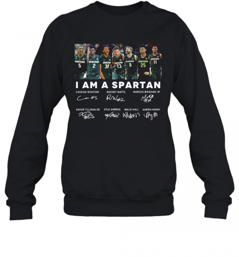 I Am A Spartan Signatures T-Shirt Unisex Sweatshirt
