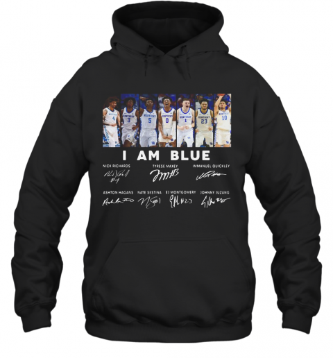 I Am Blue Kentucky Wildcats Signature T-Shirt Unisex Hoodie