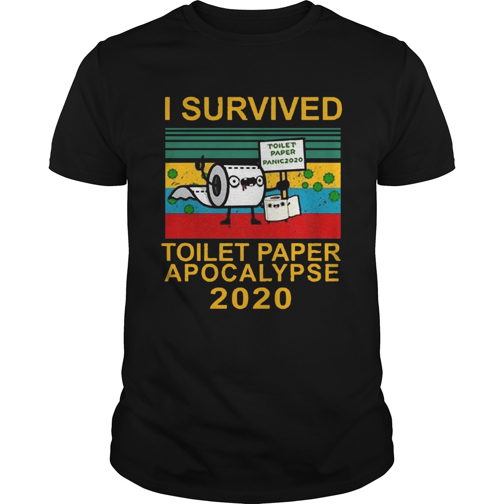 I Survived Toilet Paper Apocalypse Vitage shirt