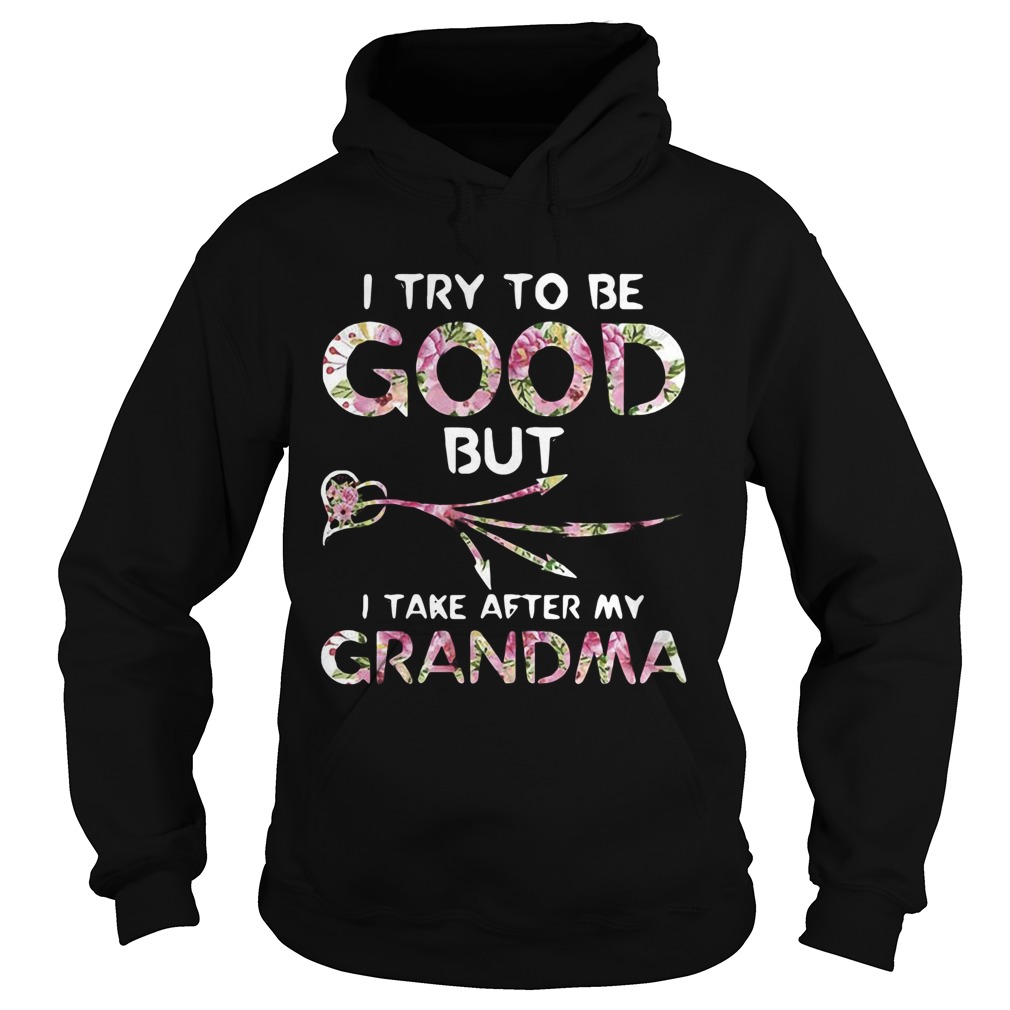I Try To Be Good But I Take After My Grandma Hoodie