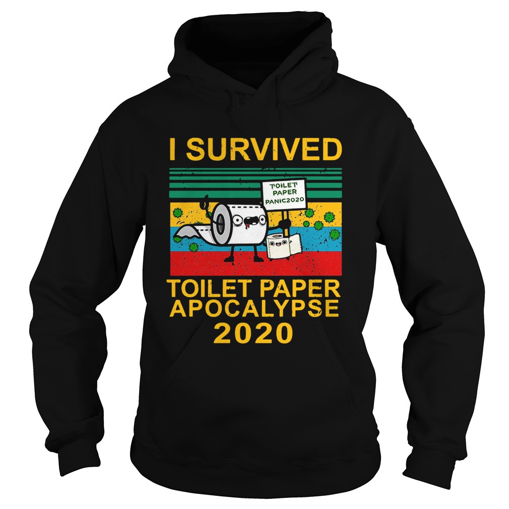 I survived toilet paper apocalypse 2020 vintage Hoodie