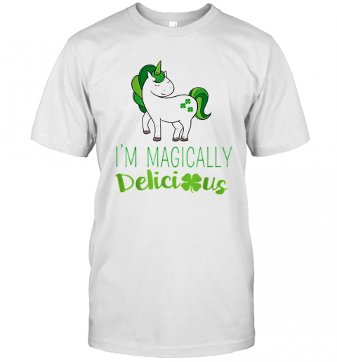 I'M Magically Delicious Unicorn St. Patrick'S Day T-Shirt