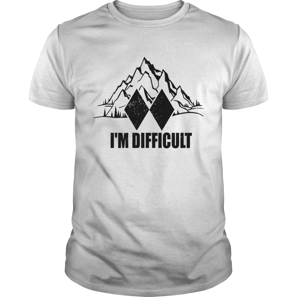 Im Difficult Skiing shirt