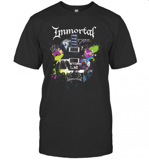 Immortal Guitar Signatures T-Shirt