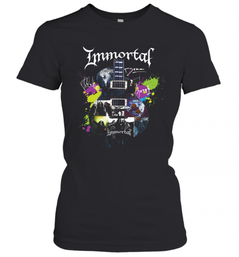 Immortal Guitar Signatures T-Shirt Classic Women's T-shirt