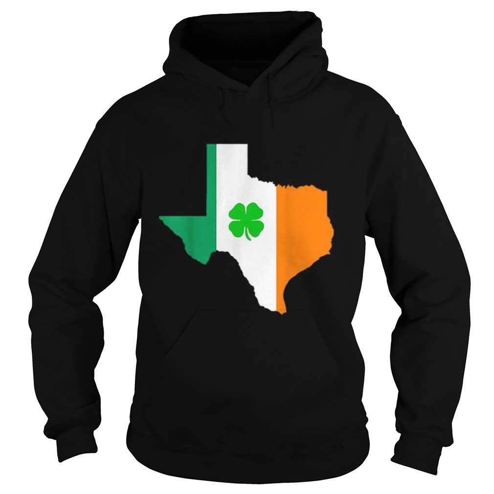 Irish Flag Texas State St Patricks Day Hoodie