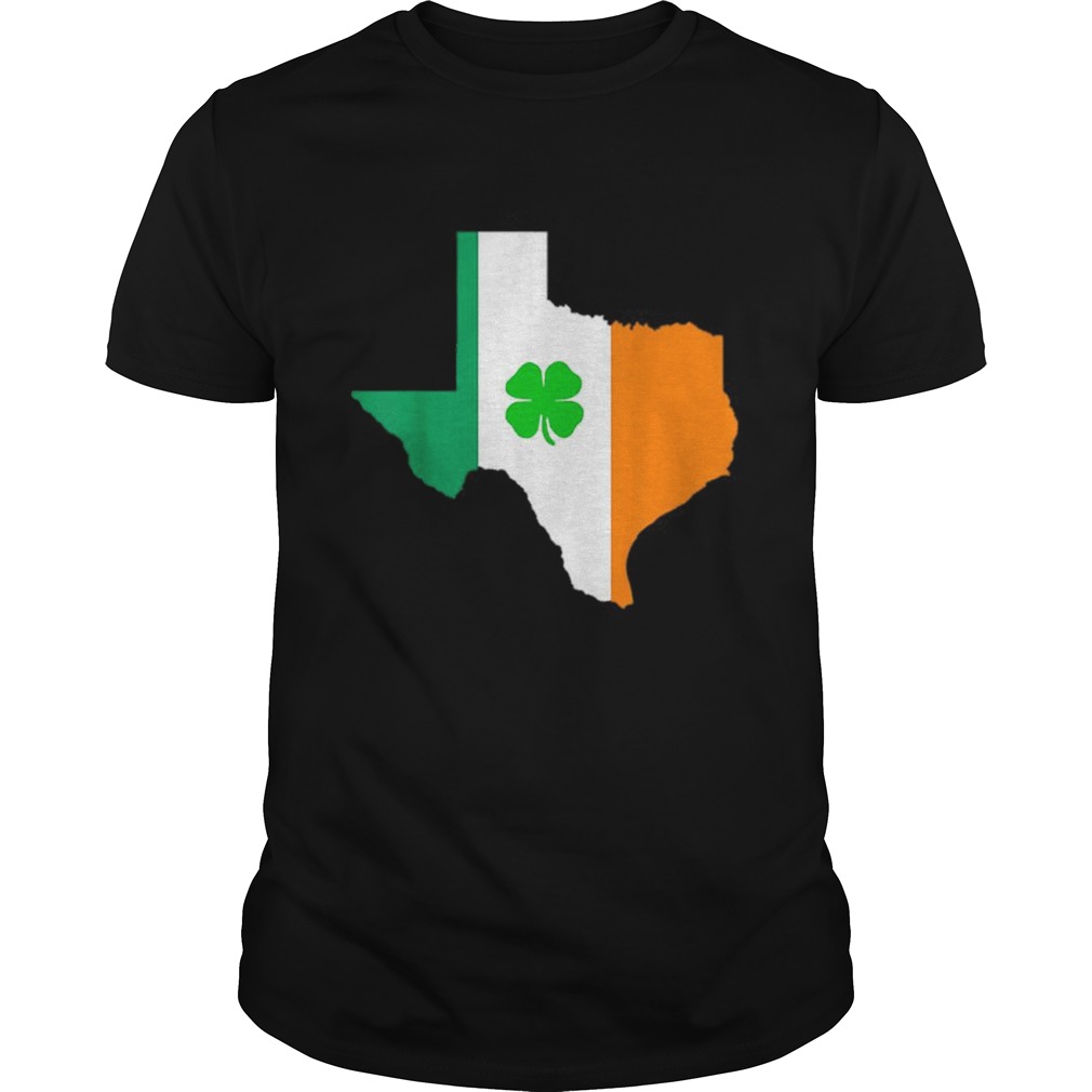 Irish Flag Texas State St Patricks Day shirt
