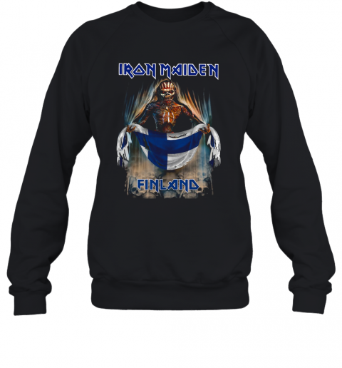 Iron Maiden Hold Finland Flag T-Shirt Unisex Sweatshirt