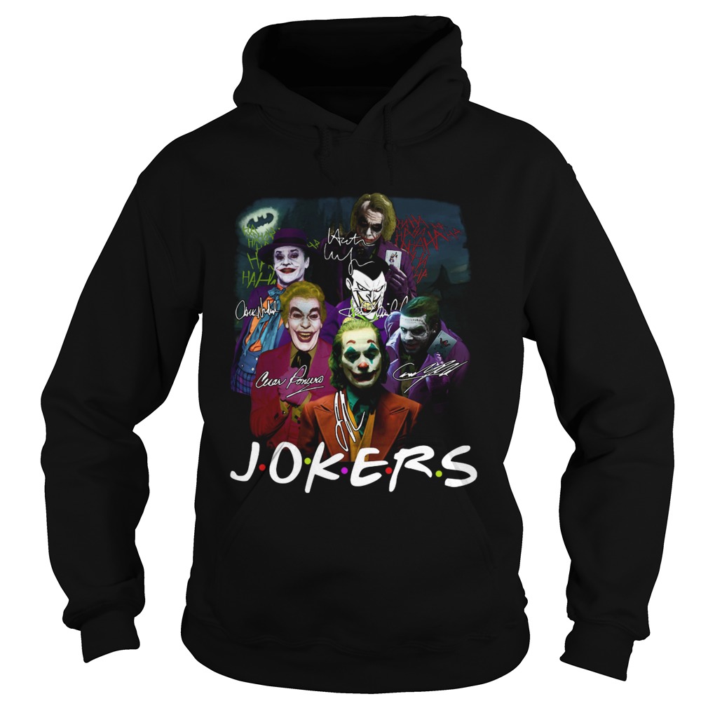 Jokers Friends All Version Signatures shirt - Trend Tee Shirts Store