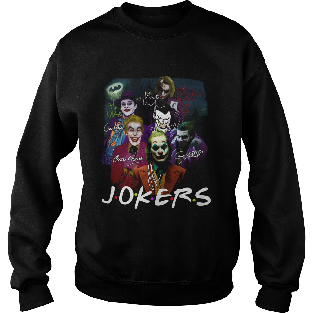 Jokers Friends All Version Signatures Sweatshirt