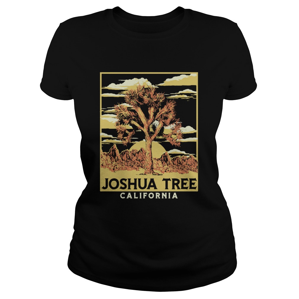 Joshua Tree National Park Vintage Style Langarm Classic Ladies