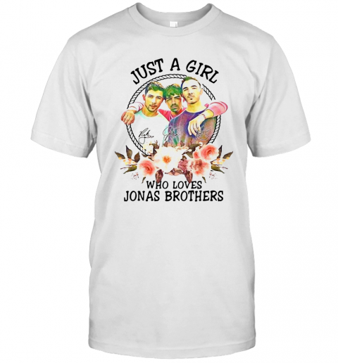 Just A Girl Who Loves Jonas Brothers T-Shirt Classic Men's T-shirt