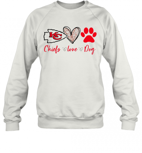 Kansas City Chiefs Love Dog T-Shirt Unisex Sweatshirt