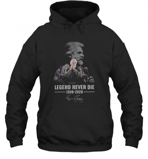 Kenny Rogers Legend Never Die 1938 2020 Signature T-Shirt Unisex Hoodie
