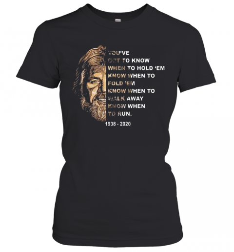 Kenny Rogers You'Ve Got To Know When To Hold 'Em Know When To Fold 'Em T-Shirt Classic Women's T-shirt