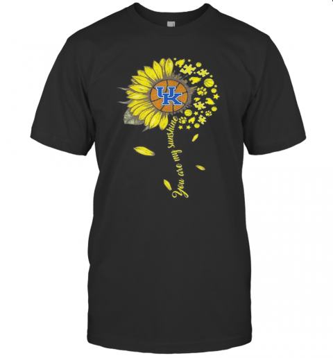Kentucky Wildcats Baseball You Are My Sunshine Sunflower T-Shirt Classic Men's T-shirt