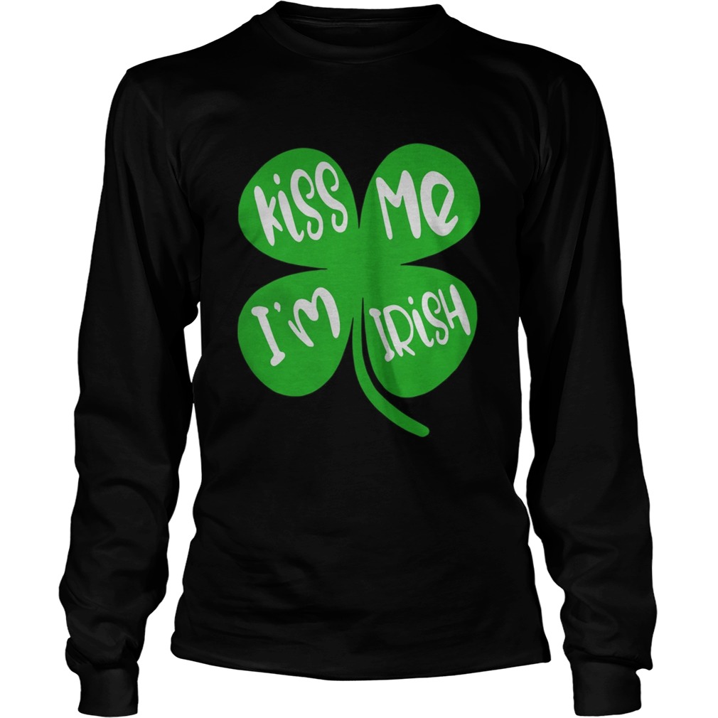 Kiss Me Im Irish Long Sleeve