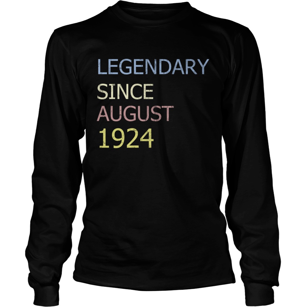 LEGENDARY SINCE AUGUST 1924 TShirt - Trend Tee Shirts Store