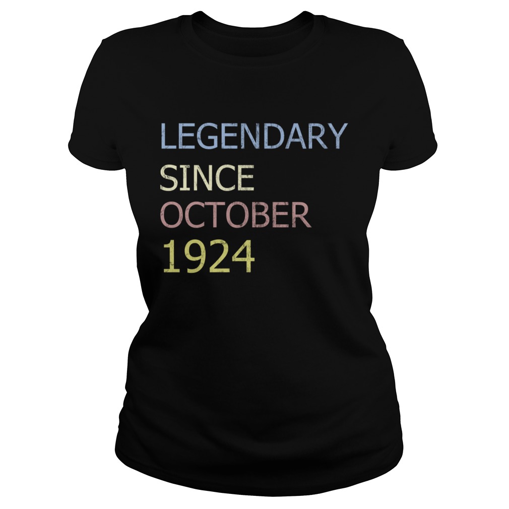 LEGENDARY SINCE OCTOBER 1924 TShirt Classic Ladies