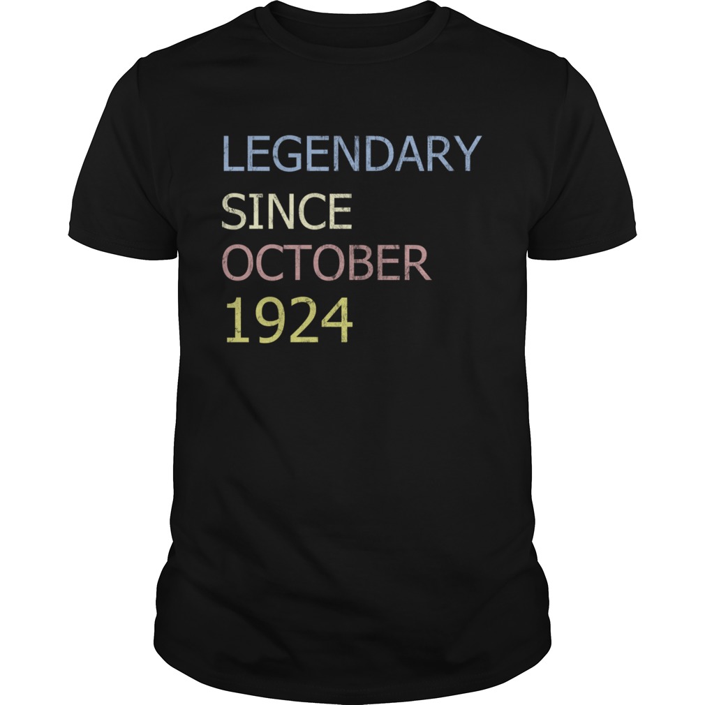 LEGENDARY SINCE OCTOBER 1924 TShirt - Trend Tee Shirts Store