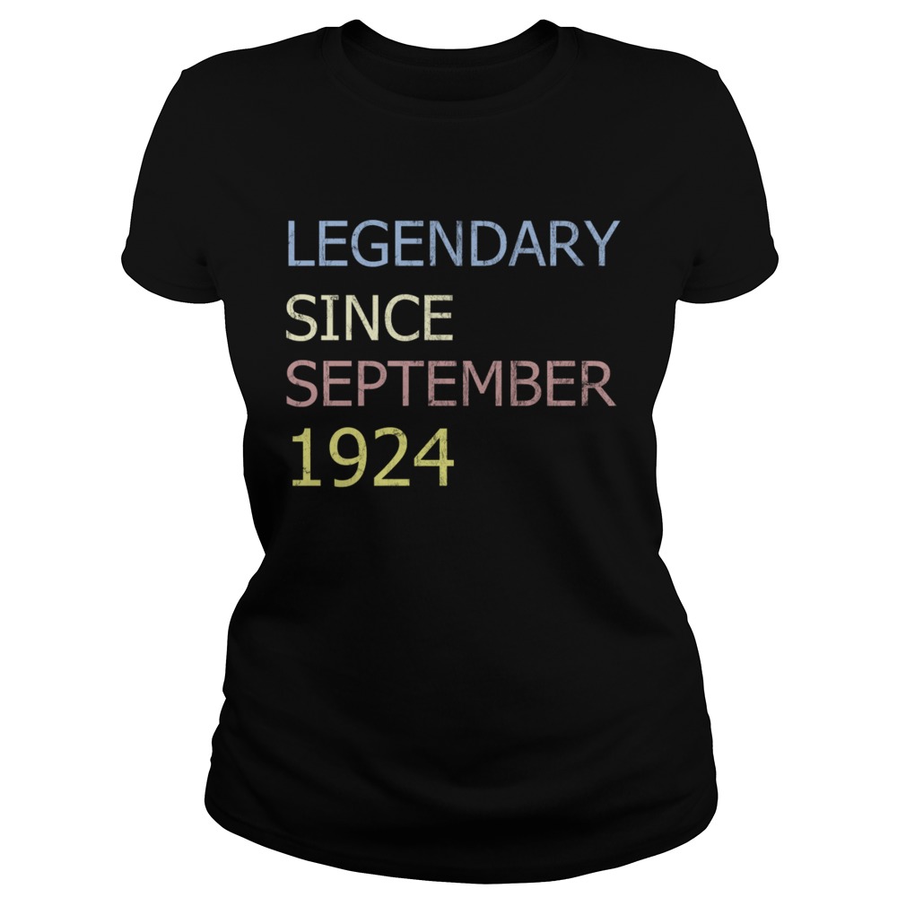 LEGENDARY SINCE SEPTEMBER 1924 TShirt Classic Ladies