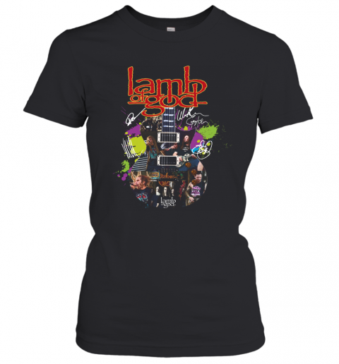 Lamb Of God Guitar Signatures T-Shirt Classic Women's T-shirt