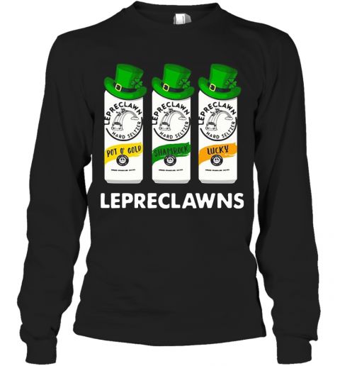 Lepreclawns Pot O' Gold Shamrock Lucky St. Patrick'S Day T-Shirt Long Sleeved T-shirt 
