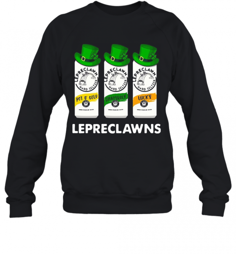 Lepreclawns Pot O' Gold Shamrock Lucky St. Patrick'S Day T-Shirt Unisex Sweatshirt