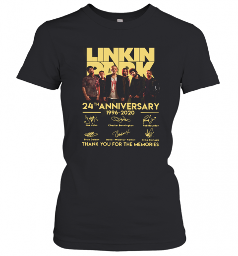 Linkin Park 24Th Anniversary 1962 2020 Thank You For The Memories T-Shirt Classic Women's T-shirt