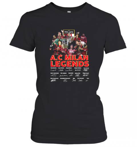 Logo A.C Milan Legends Signatures T-Shirt Classic Women's T-shirt