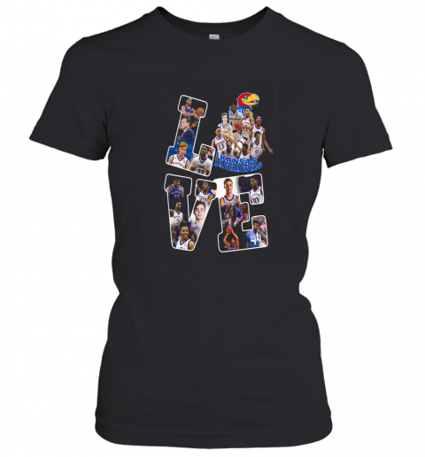 Love Kansas Jayhawks T-Shirt Classic Women's T-shirt