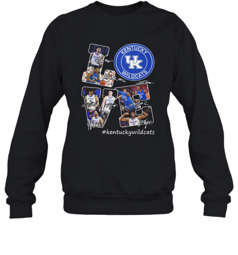 Love Kentucky Wildcats Signature T-Shirt Unisex Sweatshirt