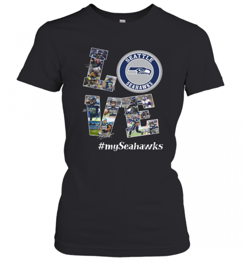 Love Seattle Seahawks T-Shirt Classic Women's T-shirt