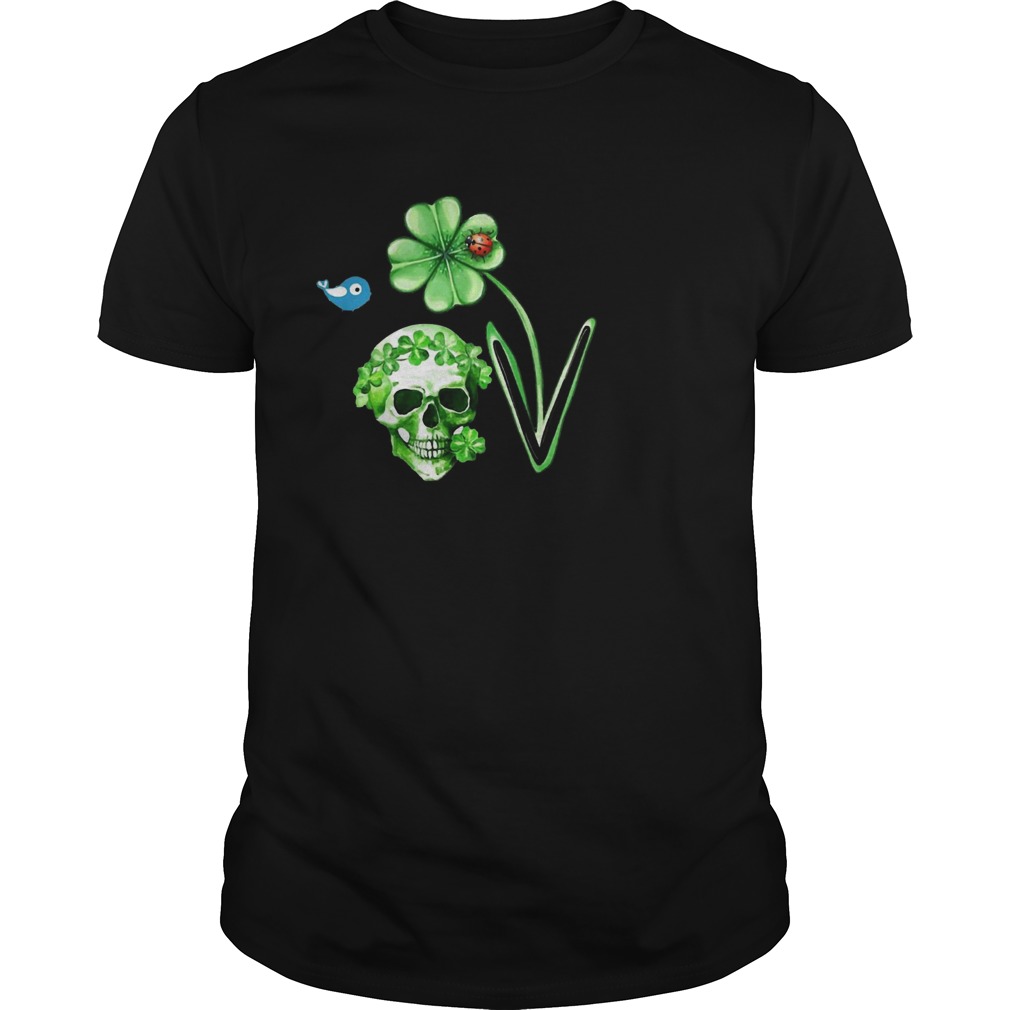 Love Skull Shamrock bird shirt