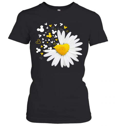Mickey Head Oxeye Daisy Flower T-Shirt Classic Women's T-shirt