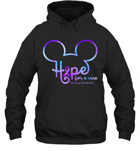 Mickey Hope For A Cure Epilepsy Awareness T-Shirt Unisex Hoodie