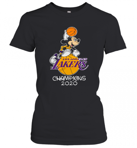 Mickey Mouse Los Angeles Lakers Champions 2020 T-Shirt Classic Women's T-shirt