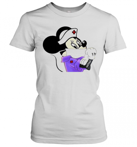 Mickey Mouse Strong Nurse T-Shirt Classic Women's T-shirt