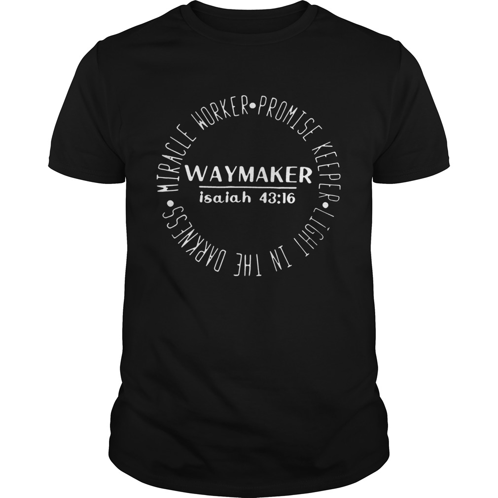 Miracle Worker Promise Keeper Waymaker 2020 shirt