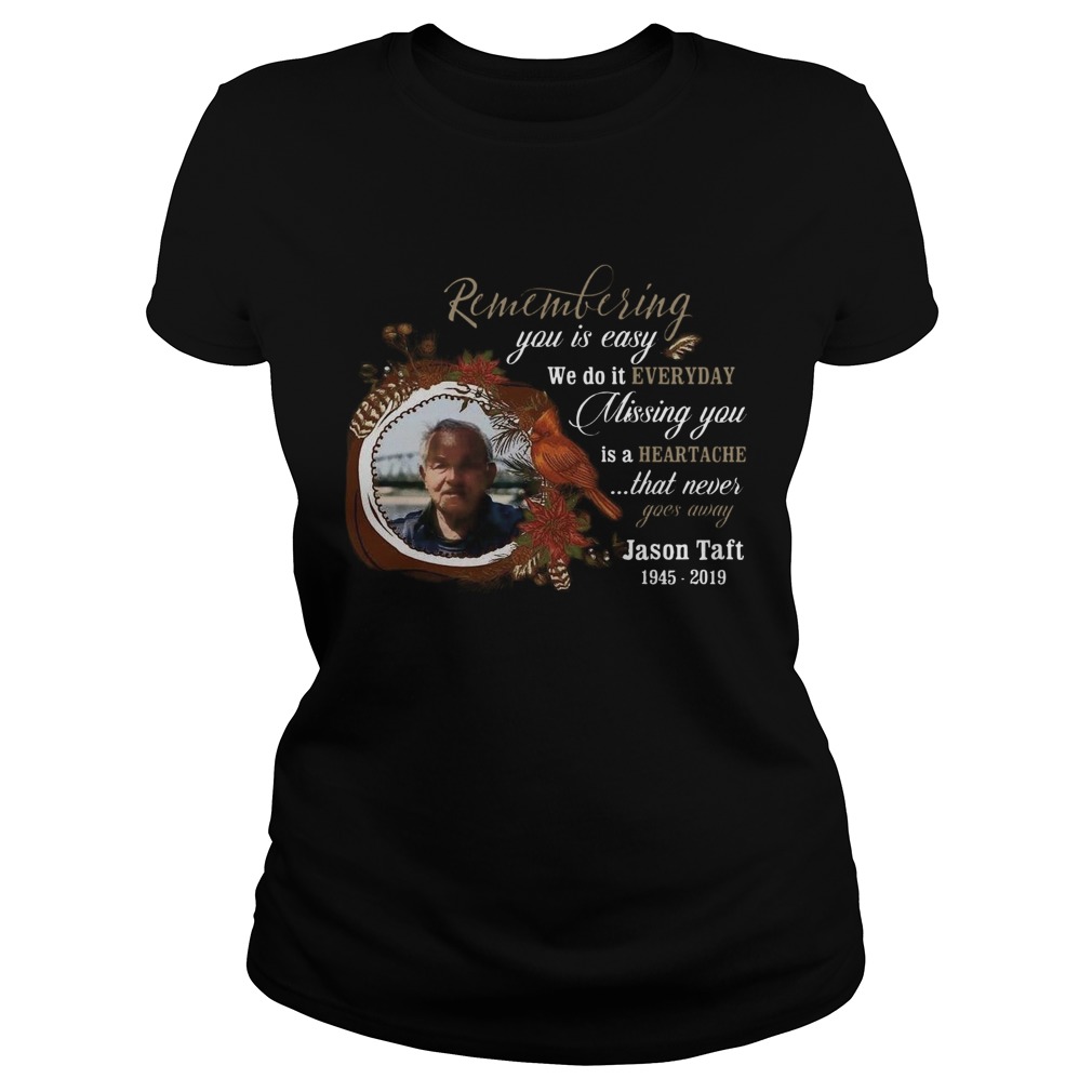 Missing You Is HeartachePhoto Memorial Personalized Classic Ladies