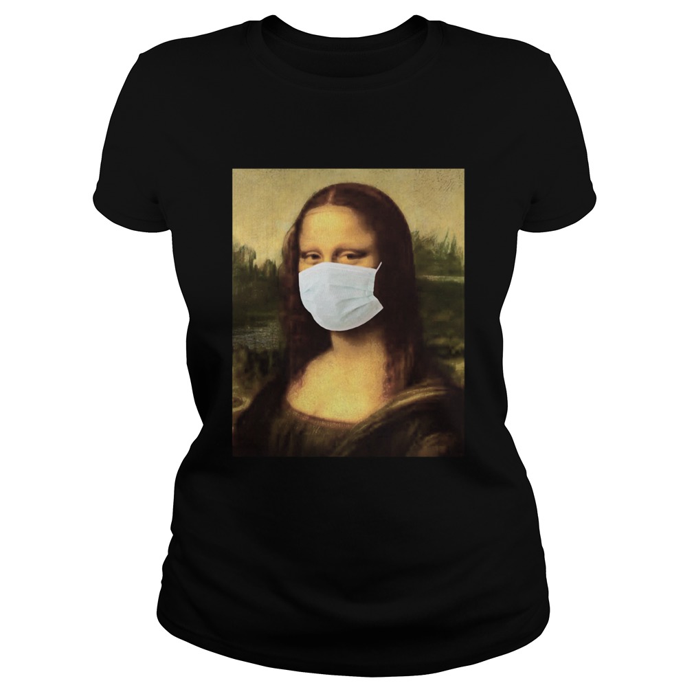 Mona Lisa Wear A Medical Mask Corona Classic Ladies