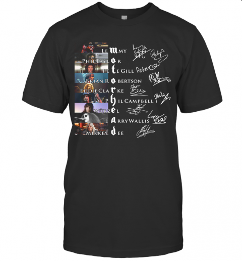 Motorhead Members Signatures T-Shirt